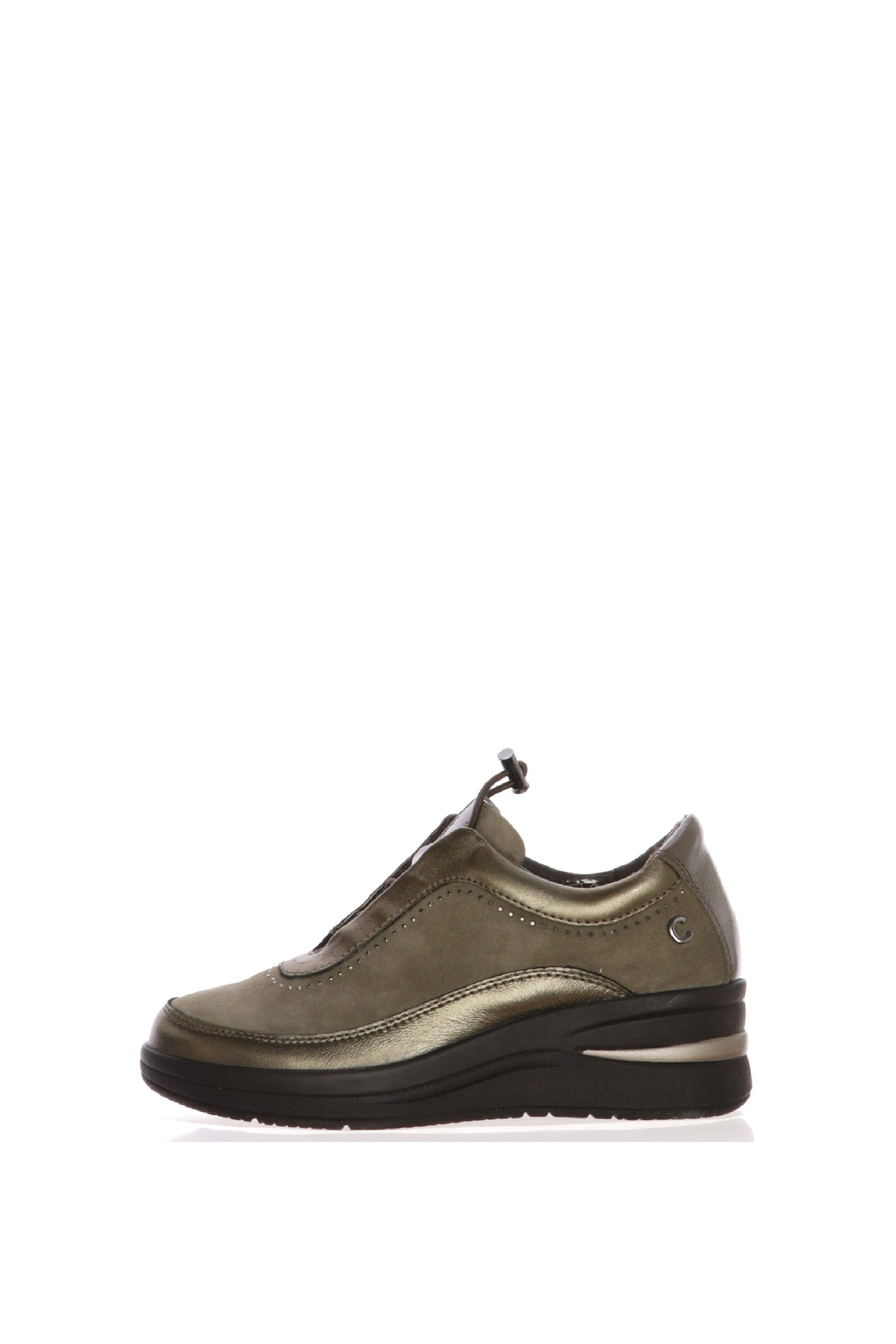 Sneakers visone con lacci elastici plantare estraibile Cinzia Soft 2