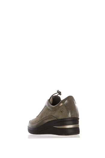Sneakers visone con lacci elastici plantare estraibile Cinzia Soft - 4