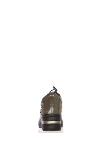 Sneakers visone con lacci elastici plantare estraibile Cinzia Soft - 5