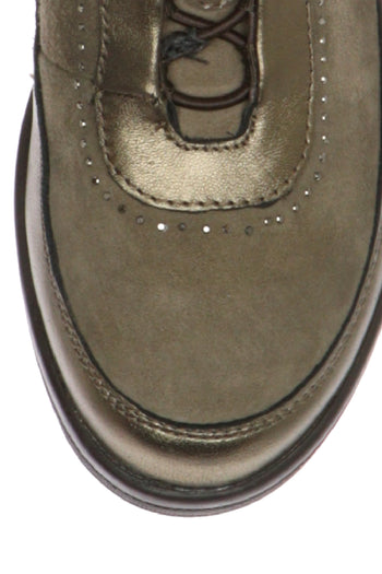 Sneakers visone con lacci elastici plantare estraibile Cinzia Soft - 7