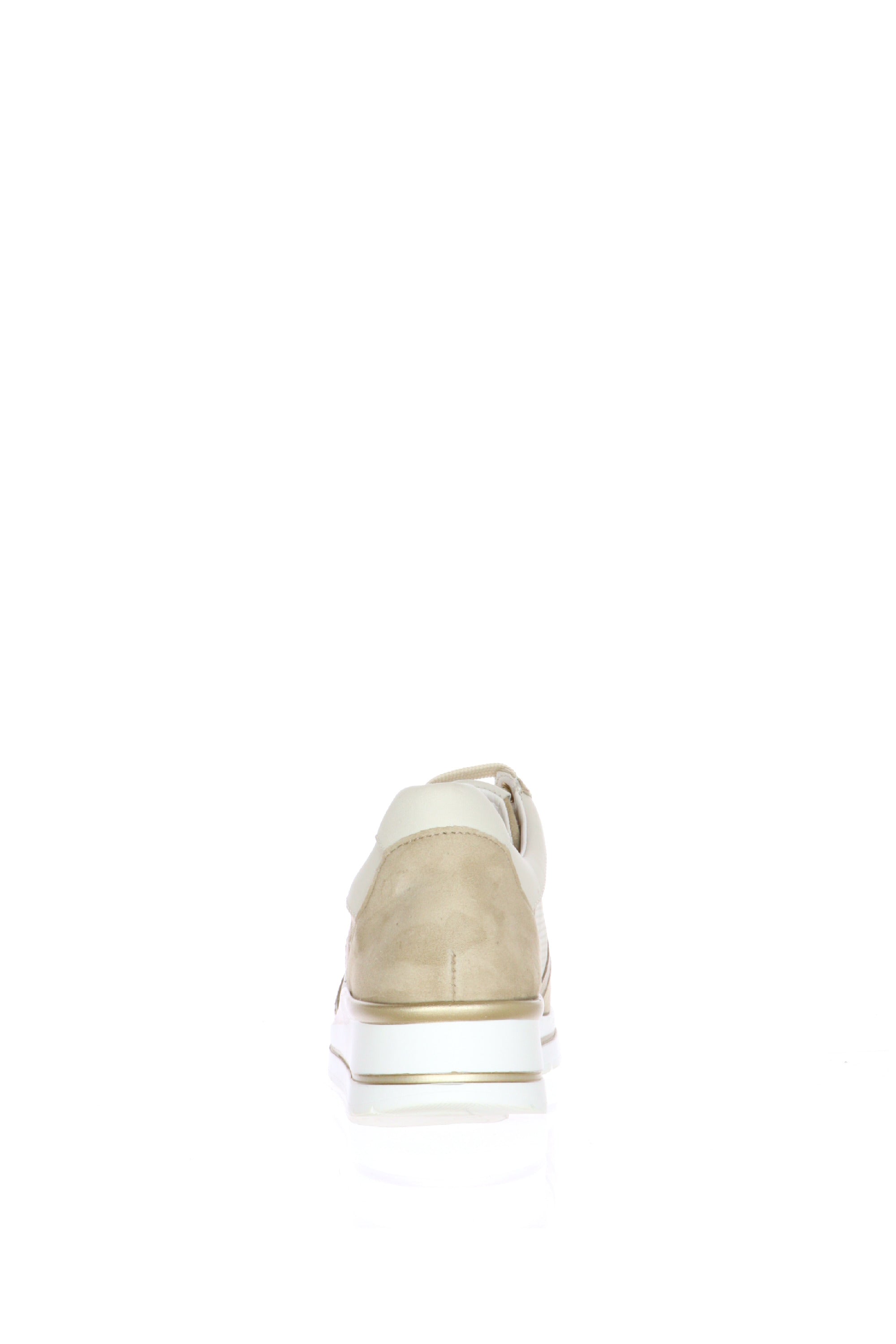 Sneaker traforata bianca e beige Cinzia Soft