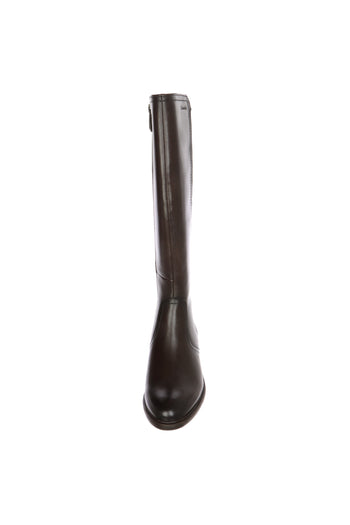 Stivale cavallerizzo in pelle marrone - 6