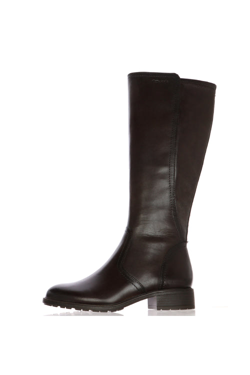 Stivale cavallerizzo in pelle marrone - 1