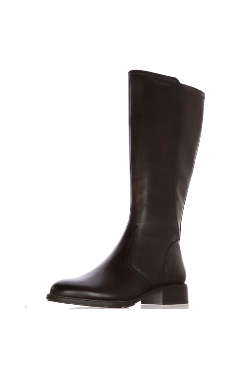 Stivale cavallerizzo in pelle marrone - 2