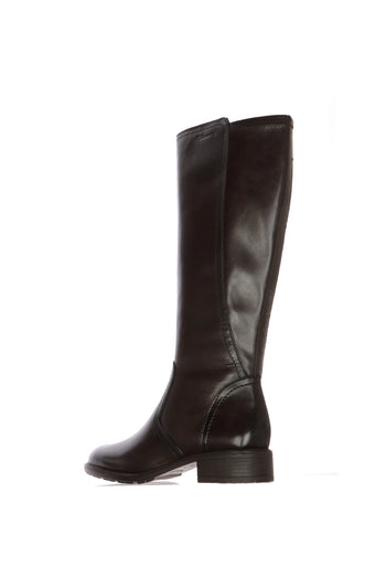 Stivale cavallerizzo in pelle marrone - 3