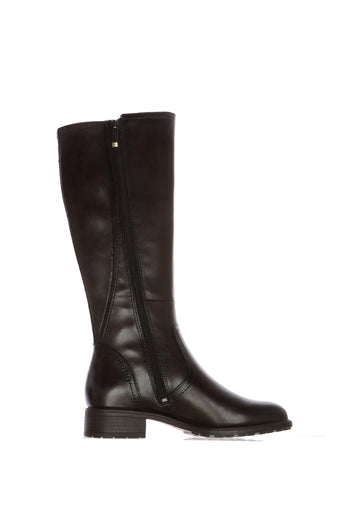 Stivale cavallerizzo in pelle marrone - 4