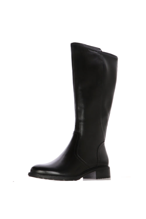 Stivale cavallerizzo in pelle nero gambalr extra large - 2