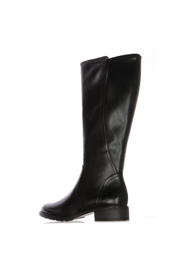 Stivale cavallerizzo in pelle nero gambalr extra large - 4