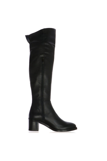 Stivale gambale alto in vera pelle Gianni Crasto Made in Italy - 3