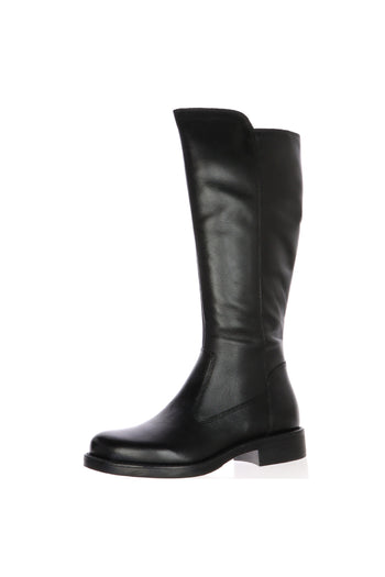 Stivale in pelle castagno e nero Cinzia Soft - 3