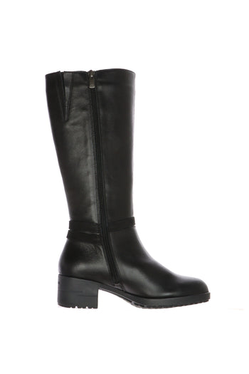 Stivale in pelle nero - 4