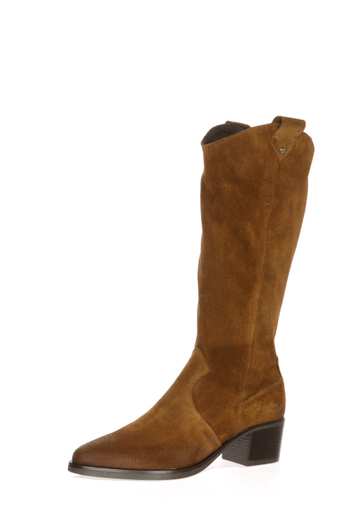 Stivale in pelle scamosciata cuoio Soffice Sogno - 2