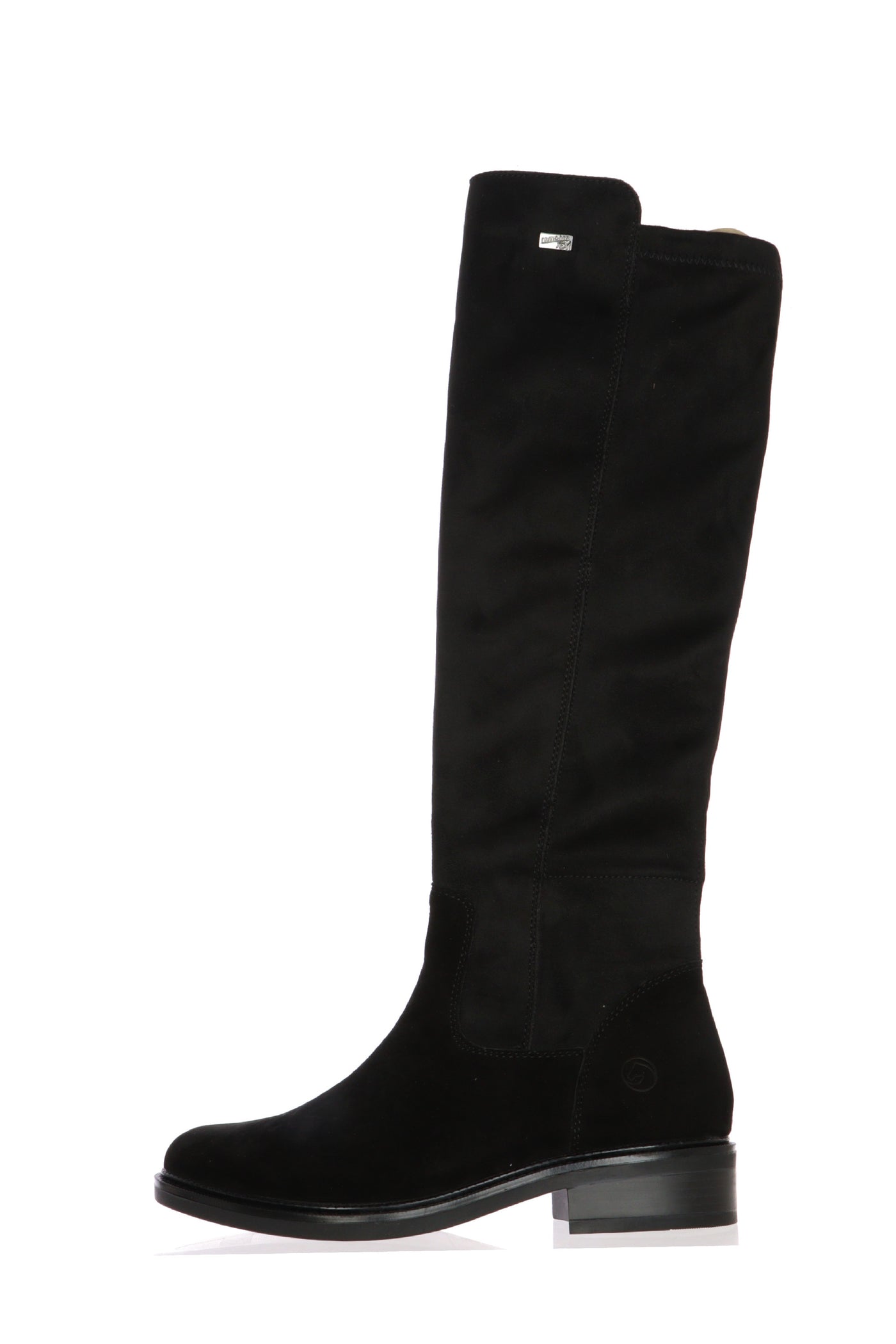 Stivale nero gambale elasticizzato fino al n 45