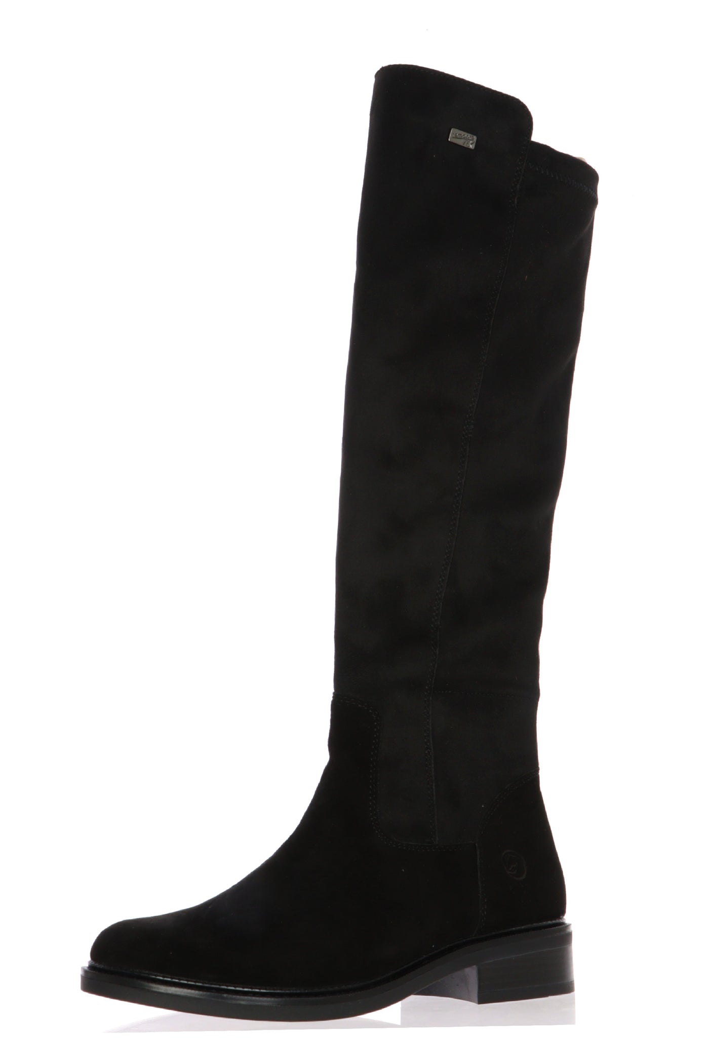 Stivale nero gambale elasticizzato fino al n 45