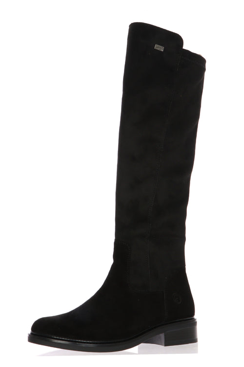 Stivale nero gambale elasticizzato fino al n 45 - 1
