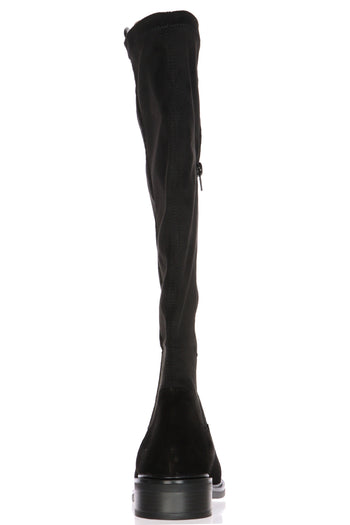 Stivale nero gambale elasticizzato fino al n 45 - 5