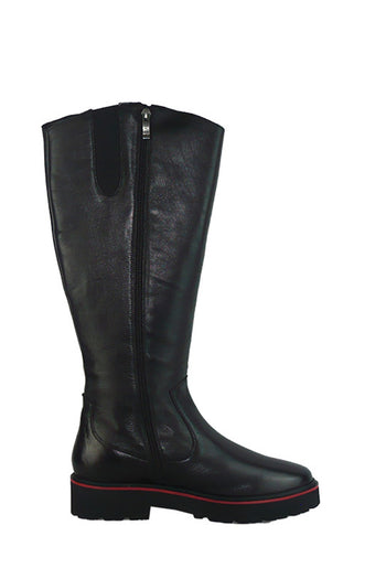 Stivale sportivo nero in pelle donna 42 43 Ara 1236427 - 3
