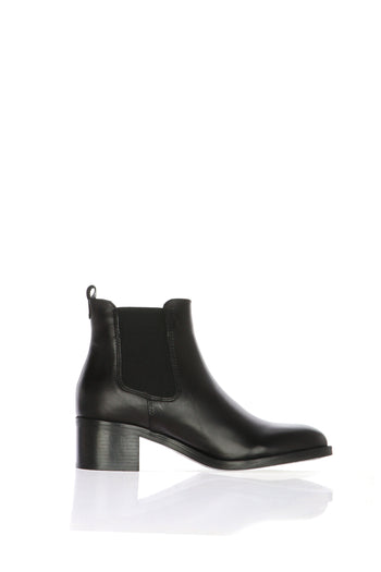 Stivaletto beatles in pelle nera Tamaris - 4