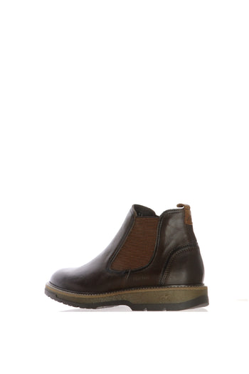 Stivaletto chelsea in pelle marrone - 4