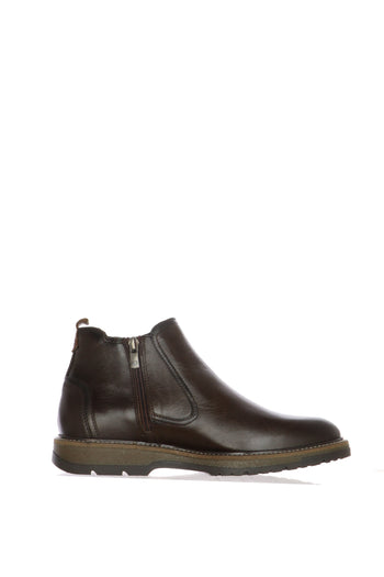 Stivaletto chelsea in pelle marrone - 3