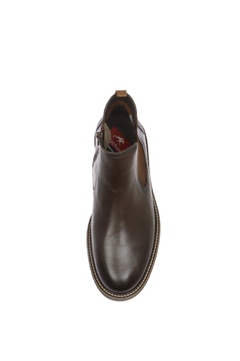 Stivaletto chelsea in pelle marrone - 5