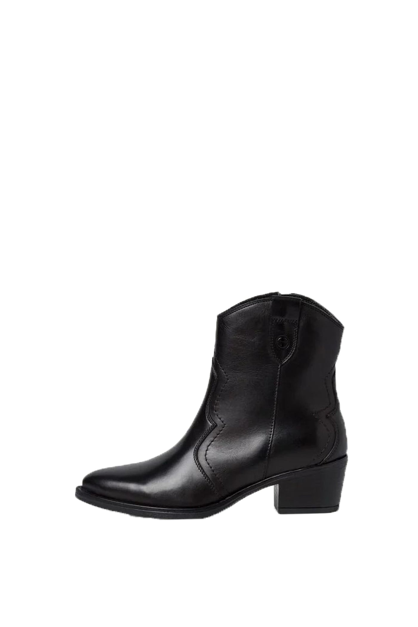 Stivaletto da cowboy nero Tamaris