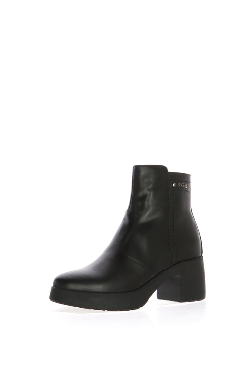 Stivaletto donna in pelle nera Nero Giardini - 2