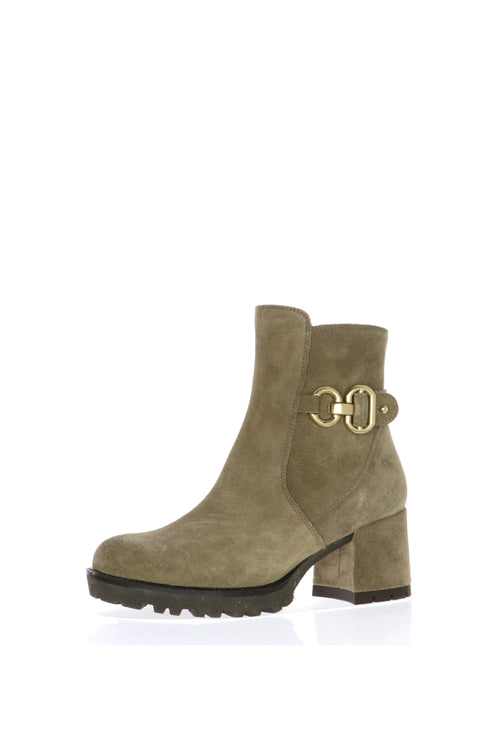 Stivaletto in camoscio beige numeri piccoli e grandi donna Melluso - 1