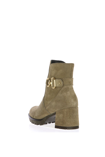 Stivaletto in camoscio beige numeri piccoli e grandi donna Melluso - 4