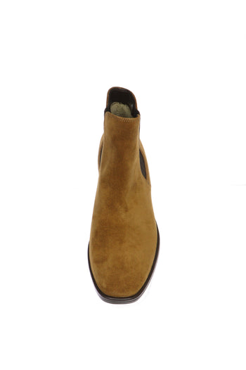 Stivaletto in camoscio cuoio con elastici n 42 43 Ara 22439 - 6