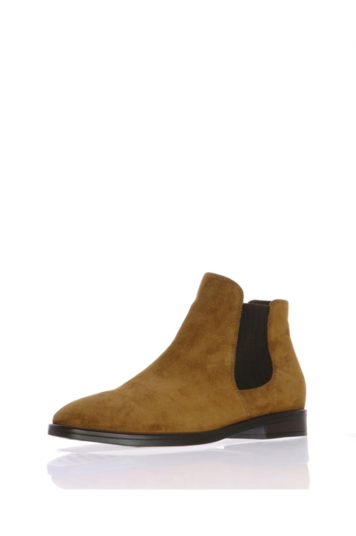 Stivaletto in camoscio cuoio con elastici n 42 43 Ara 22439 - 2