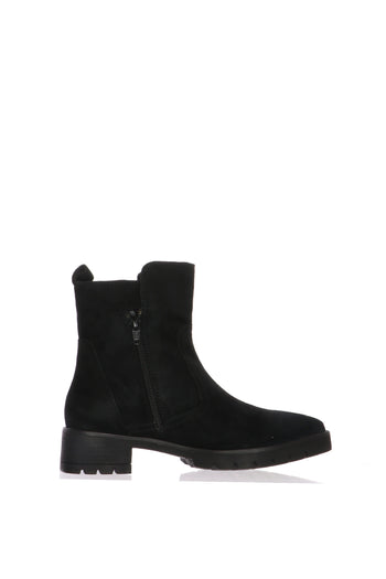 Stivaletto in camoscio nero plantare esrtaibile Ara - 6