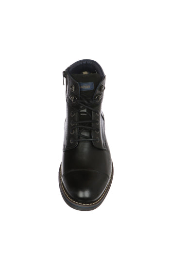 Stivaletto in pelle con lacci e cerniera Fluchos - 13