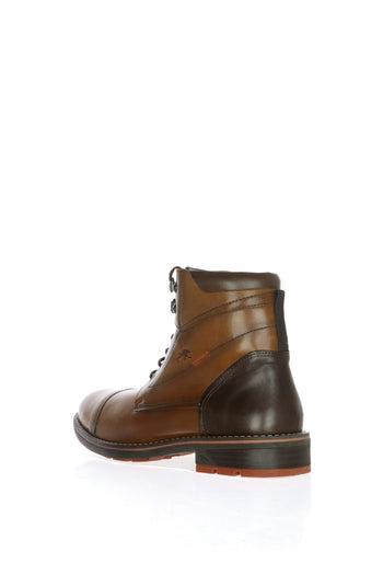 Stivaletto in pelle con lacci e cerniera Fluchos - 8