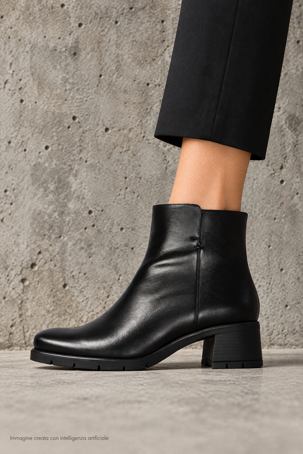 Stivaletto in pelle nera Ara 2