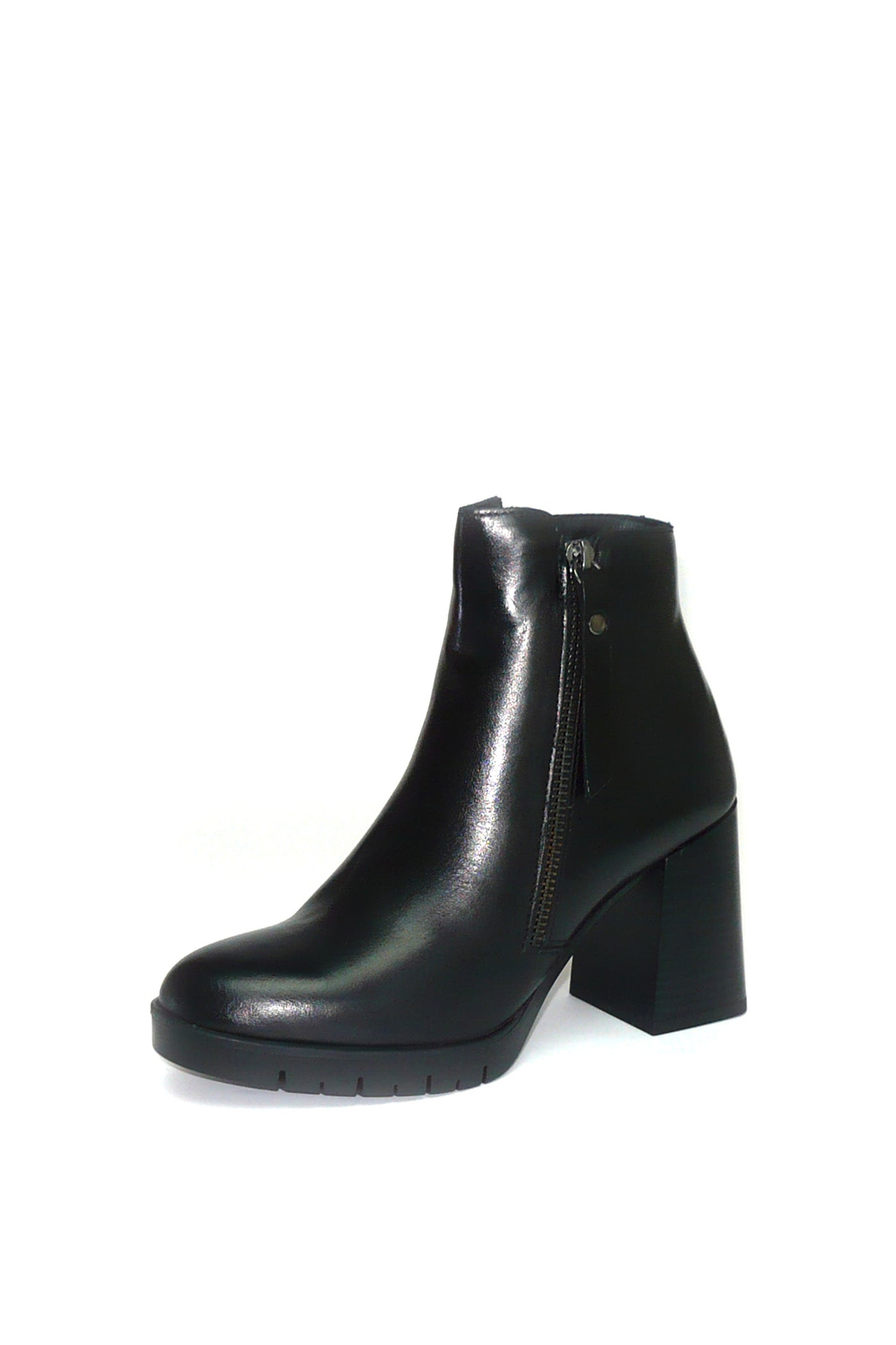 Stivaletto in pelle nera Cinzia Soft 2