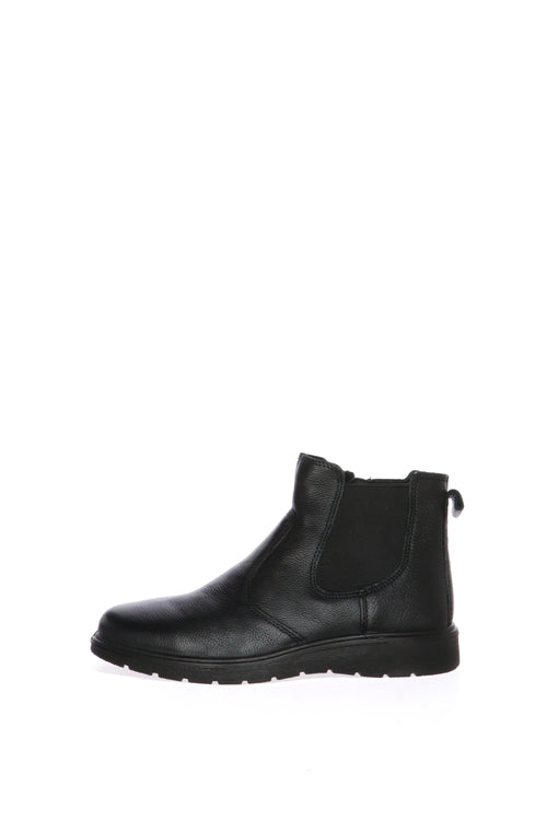 Stivaletto in pelle nera con cerniera laterale Mauri Moda 5301 - 1