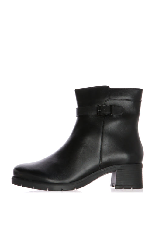 Stivaletto in pelle nera con plantare estraibile Ara - 1