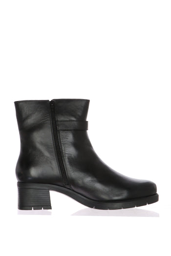 Stivaletto in pelle nera con plantare estraibile Ara - 6