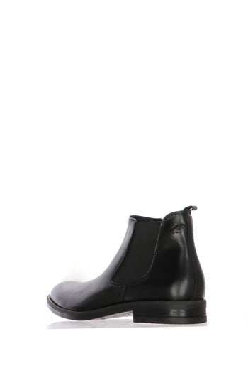 Stivaletto in pelle nero con plantare straibile Fluchos - 4