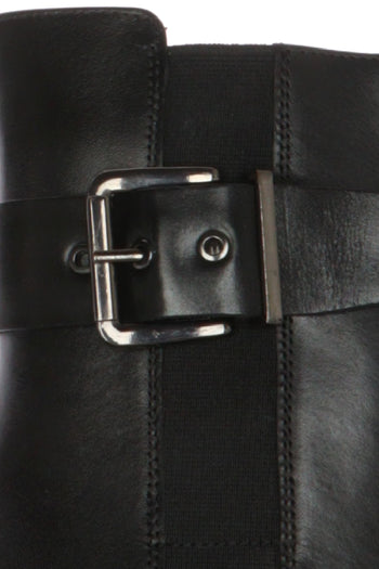 Stivaletto in pelle nero e cuoio con fibbia Ara Shoes - 5