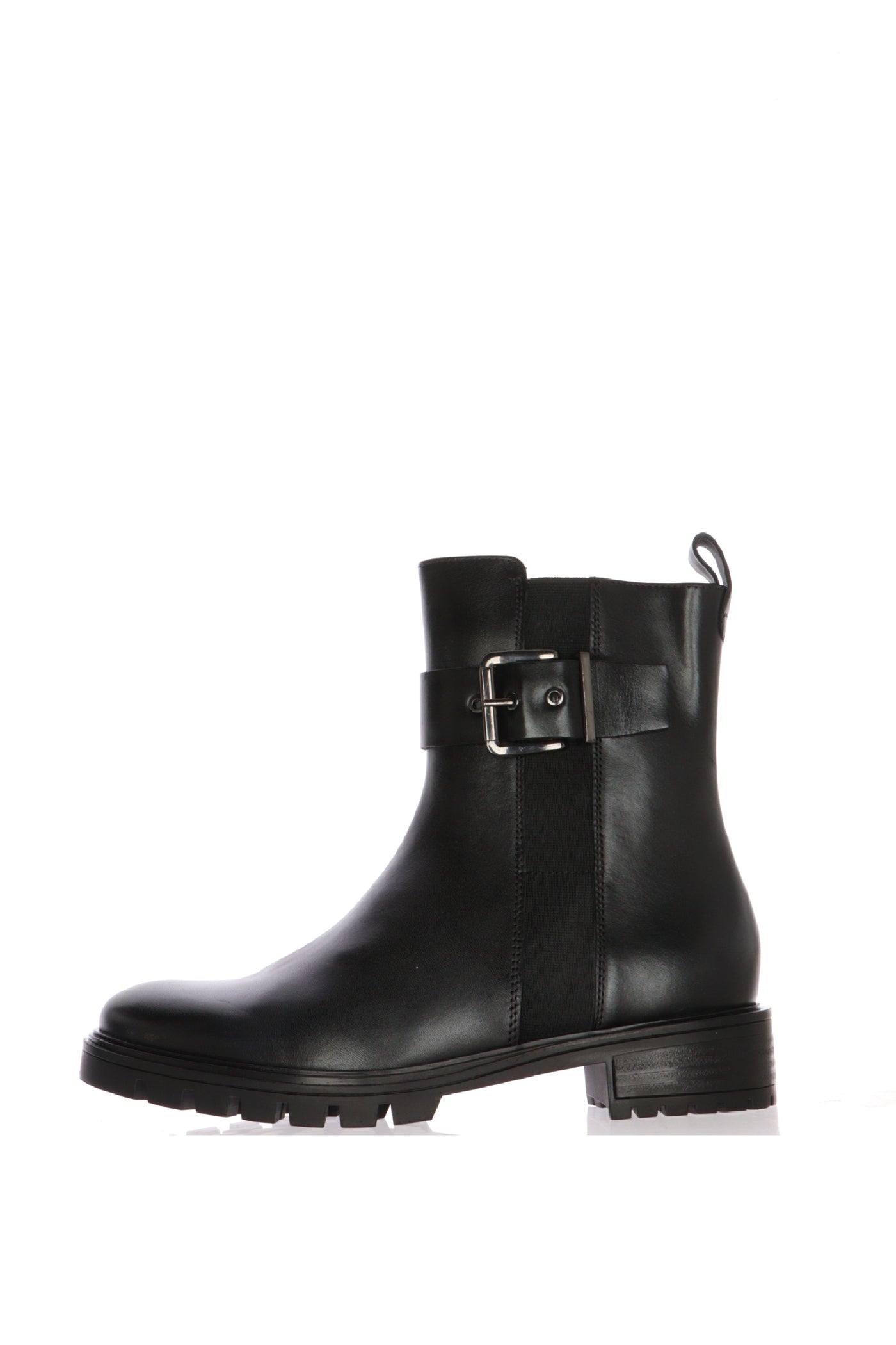 Stivaletto in pelle nero e cuoio con fibbia Ara Shoes 2