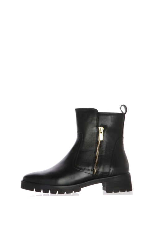 Stivaletto in pelle nero plantare esrtaibile Ara - 1