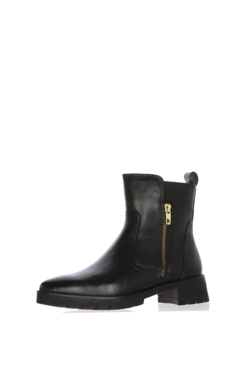 Stivaletto in pelle nero plantare esrtaibile Ara - 2