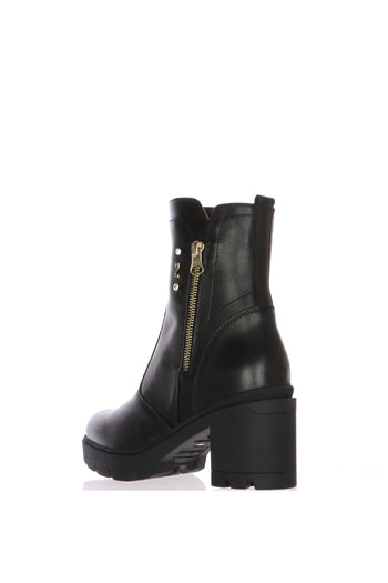 Stivaletto nero Donna in Pelle Nero Giardini - 4