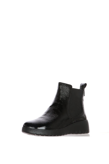 Stivaletto nero in naplack ultraleggero Susimoda  Made in Italy - 3