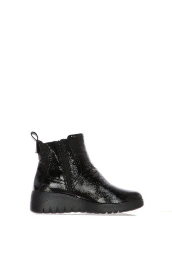 Stivaletto nero in naplack ultraleggero Susimoda  Made in Italy - 3