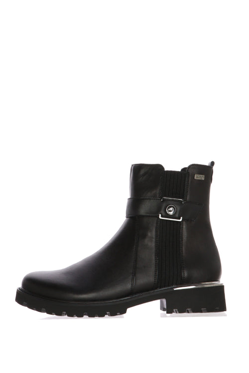 Stivaletto nero in pelle - 2