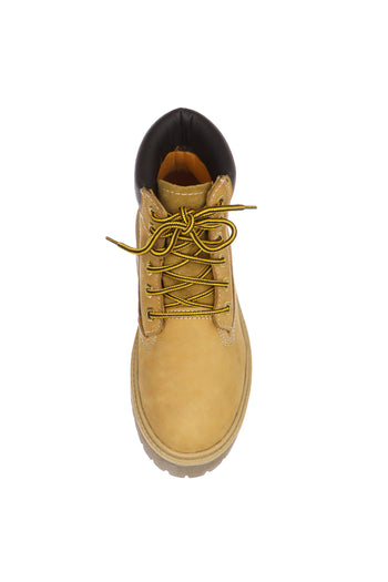Stivaletto tendenza  giallo ocra con lacci  Cinzia Soft - 6