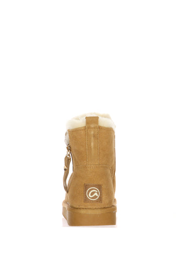 Stivaletto tendenza in camoscio beige imbottito Ara Shoes - 5